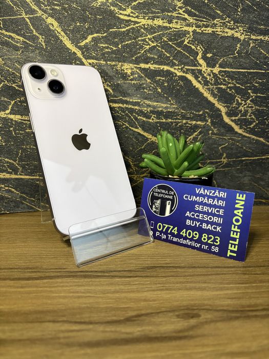 Iphone 14 Purple 128Gb / Garantie 2 ani Centrul de Telefoane / Rate