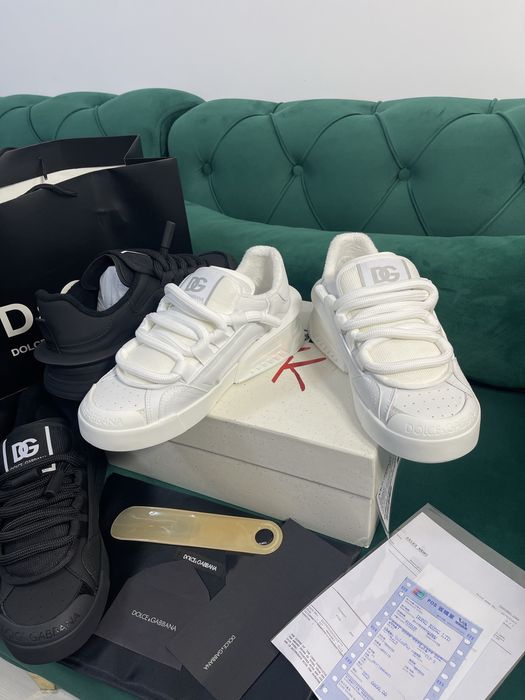 Adidasi Dolce Gabbana piele naturala 100% Full Box colectie noua