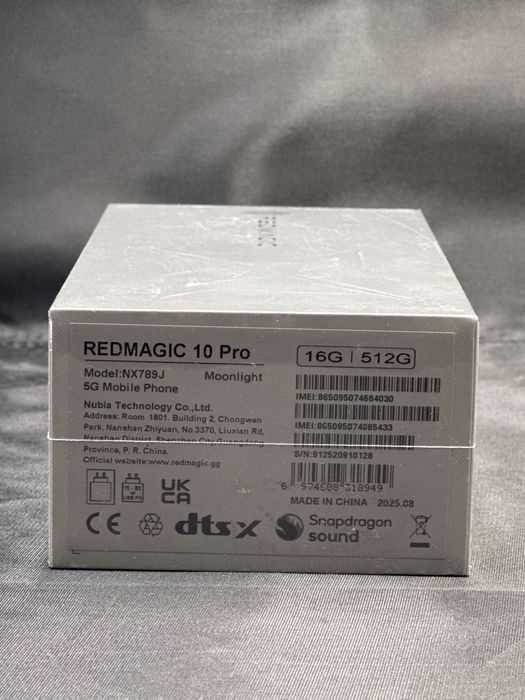 REDMAGIC 10 Pro / 512GB / 16GB RAM / Sigilat