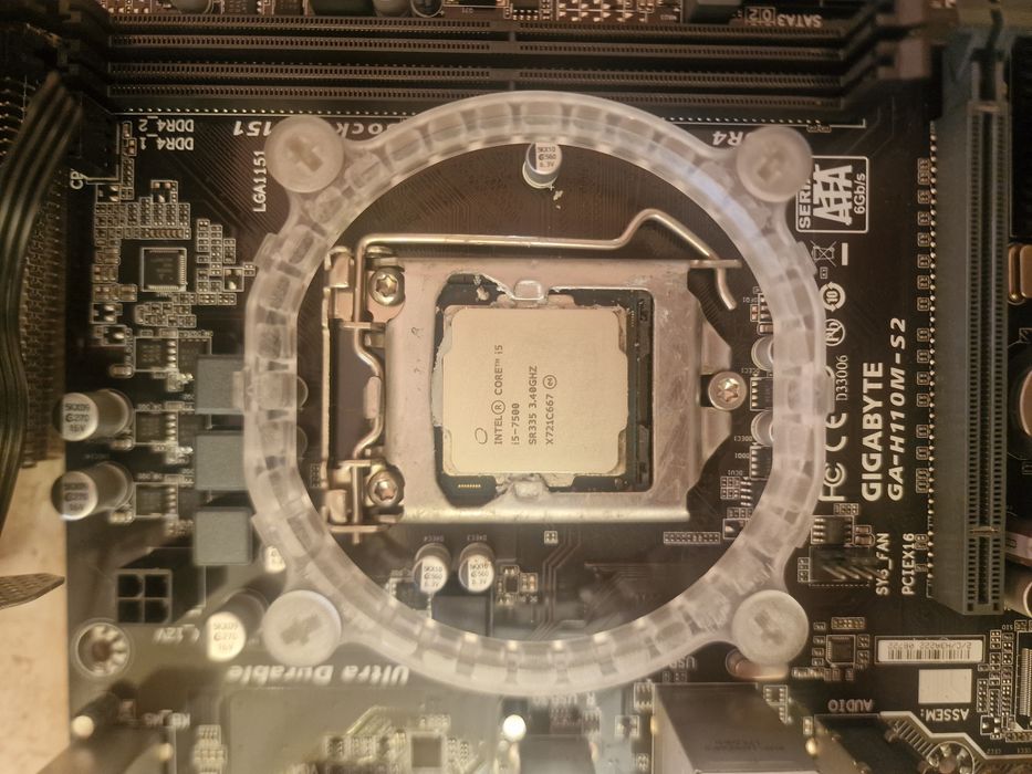 Intel Core i5-7500 gigabyte h-110  кулер
