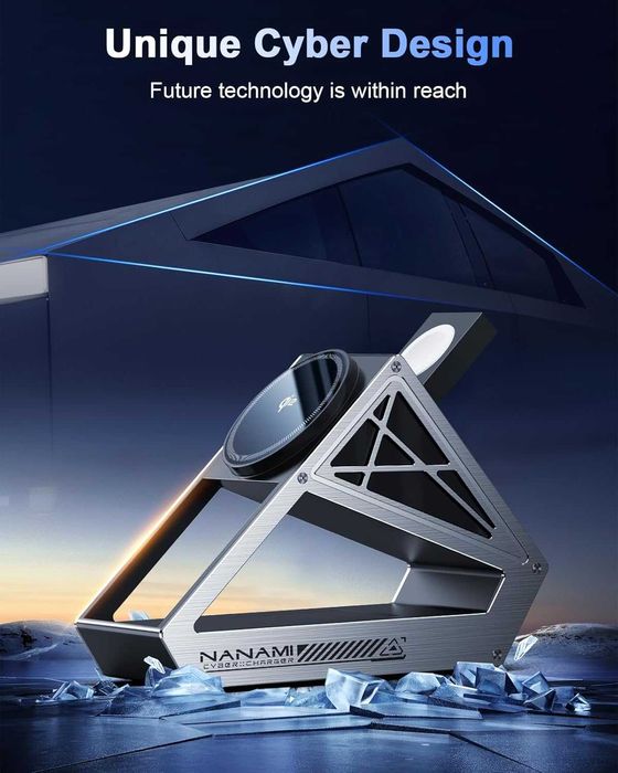 NANAMI Безжично зарядно устройство 3 в 1 за  iPhone, iWatch, AirPods