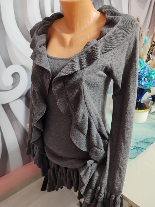 Bluză și cardigan 2 in 1 Fashion
