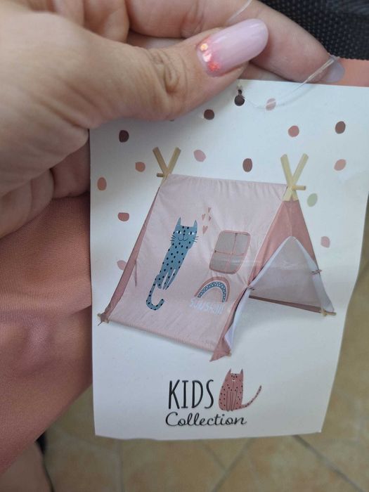 Cort de joacă pentru copii Homestyling Kids Collection în stil A-frame