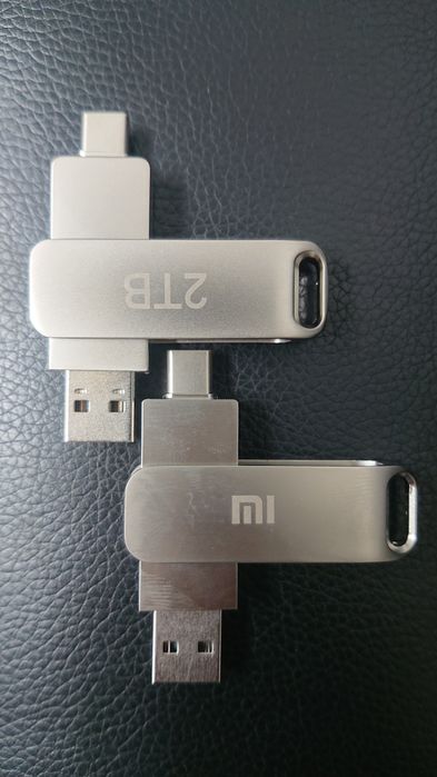 Флашка XIAOMI 2TB 2в1 с два накрайника