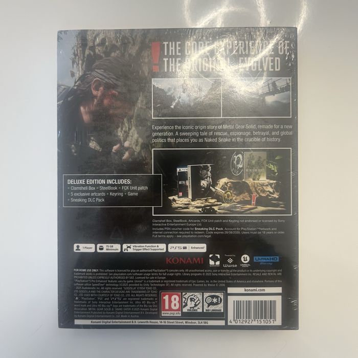 Metal Gear Solid Snake Eater Deluxe Edition