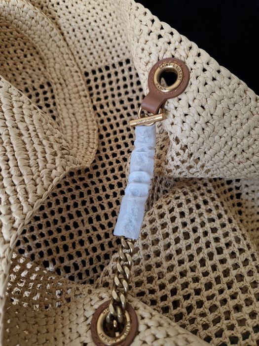 Saint Laurent Icare in Raffia