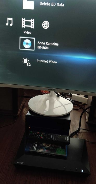 Sony BDP S 1100 BD player 5.1 filme 3D USB LAN coaxial pt receiver muzica