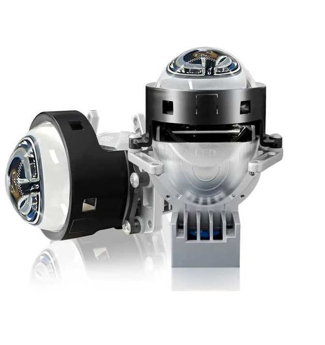 Bi-LED диодни лупи за фарове  3"инча 120W 7500lm 12V +300% Яркост