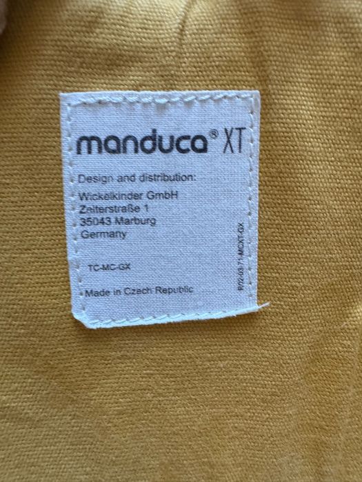 MANDUCA XT – MARSUPIU ergonomic – 3,5–20 kg – galben mustar