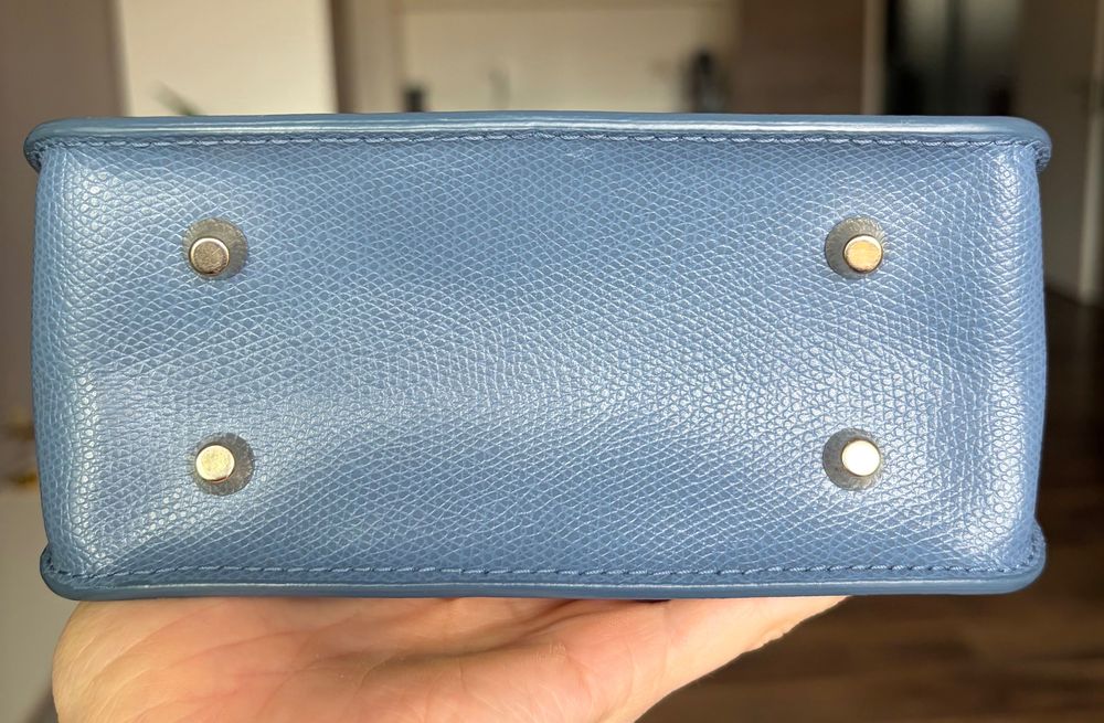 Furla Metropolis Mini Crossbody Blu Denim