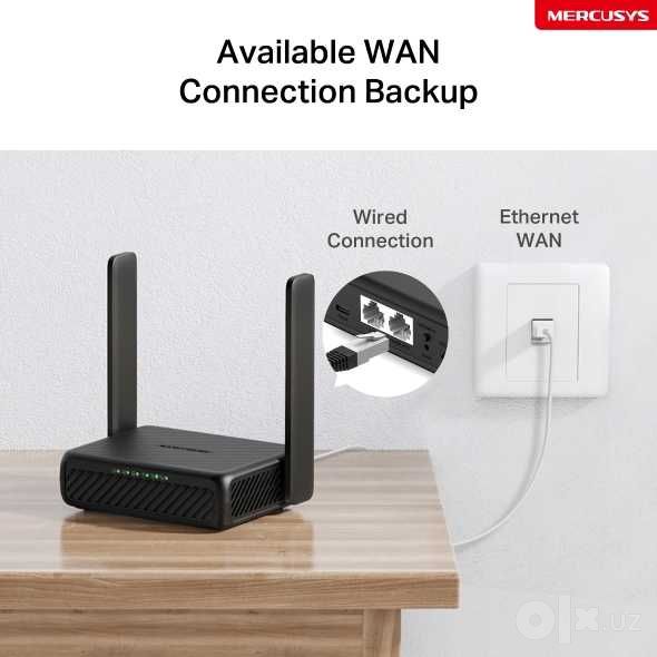 Wi-Fi роутер Mercusys MB113-4G роутер с поддержкой сим карты