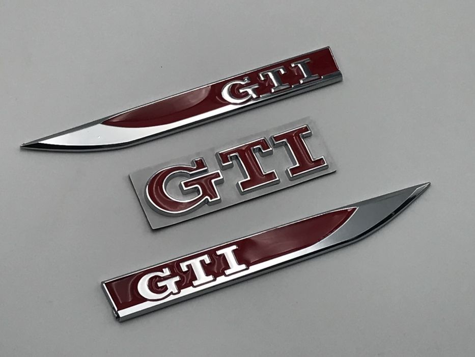 Set Embleme VW GTi rosu