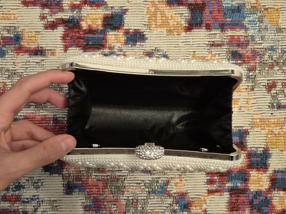 Plic / portofel nunta cu perle