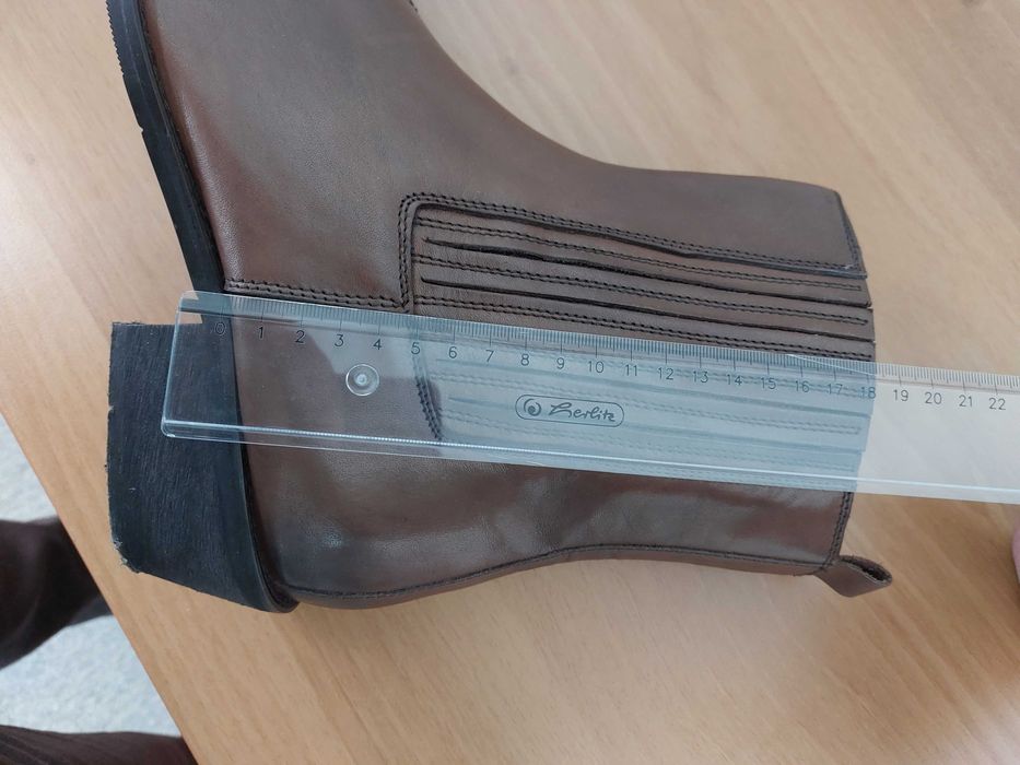 Ghete Cowboy piele naturală / măsura 46 model clasic (size 12 US)