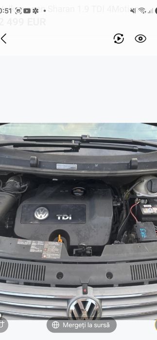 Volkswagen Sharan 2005 diesel, 2.700 € — imagine 4