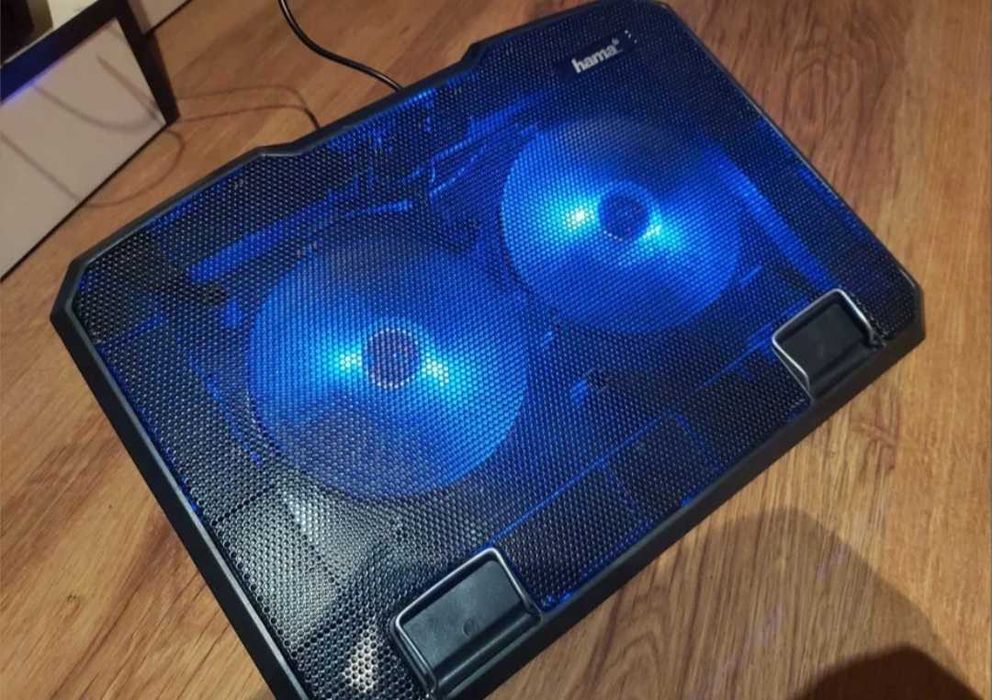 Suport laptop 15,6" Hama black metal 2 (masuta stand cooler)