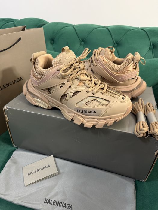 Adidasi Balenciaga Track piele naturala Full Box Premium colectie noua