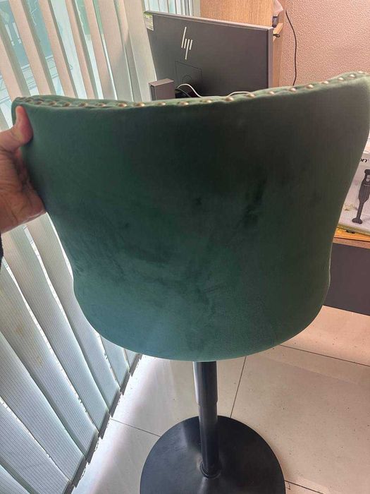 PROMO! Бар стол H-117 тъмно зелен