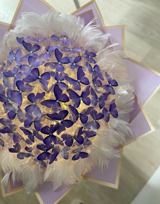 Мандарин букеты Букет из бабочки и шарики ест