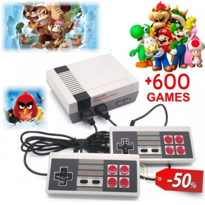 Телевизионна игра с 600 вградени класически игри – Cool Baby