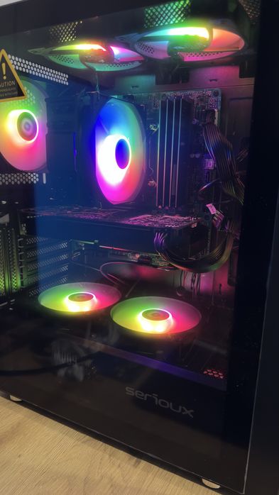 Unitate Calculator gaming i5 9500 16gb ram DDR4 , Nvme M.2 256gb,Nvidia GTX 1070 8gb stocare hdd 500gb CS2  Fivem Valorant Fortnite