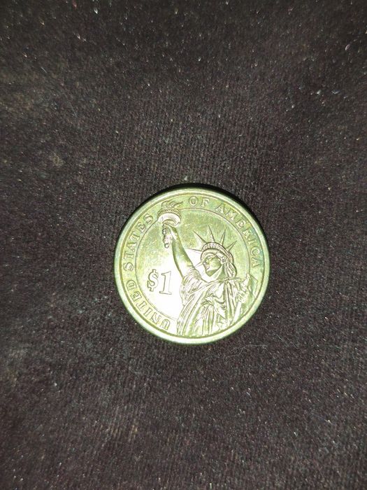 William Henry Harrison 1841 9th President One Dollar Coin