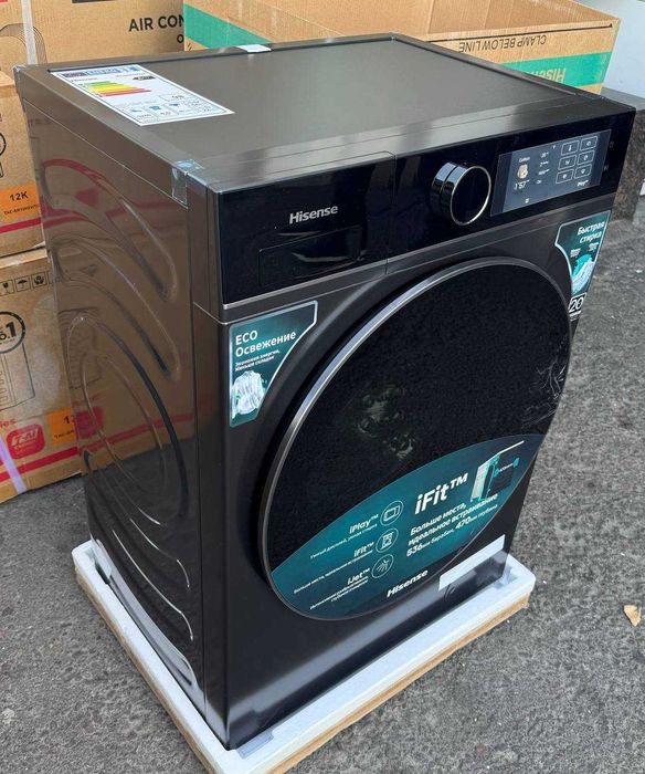 Стиральная машина Hisense 8 кг WF5I8043BBF Inverter Steam iJet Wi-Fi