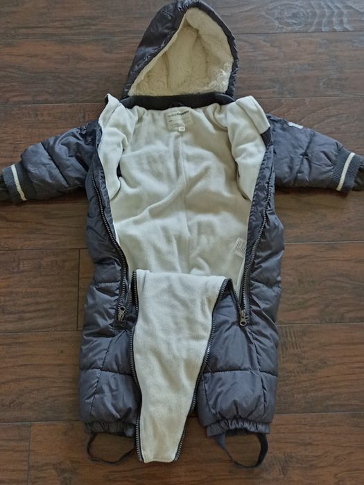 Combinezon cu gluga copii zapada