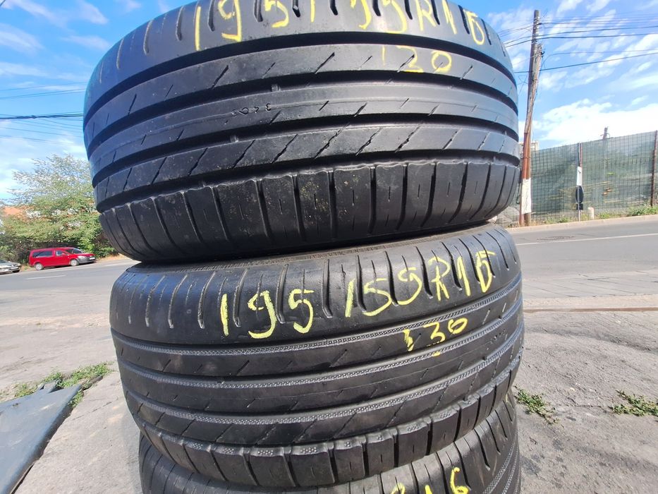 4 anvelope vara 195/55r16 Nokian  2021 Montaj Gratuit