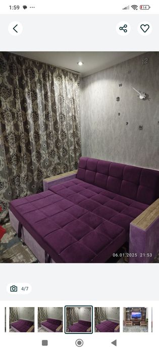 Продается диван трансформер в хорошем состоянии