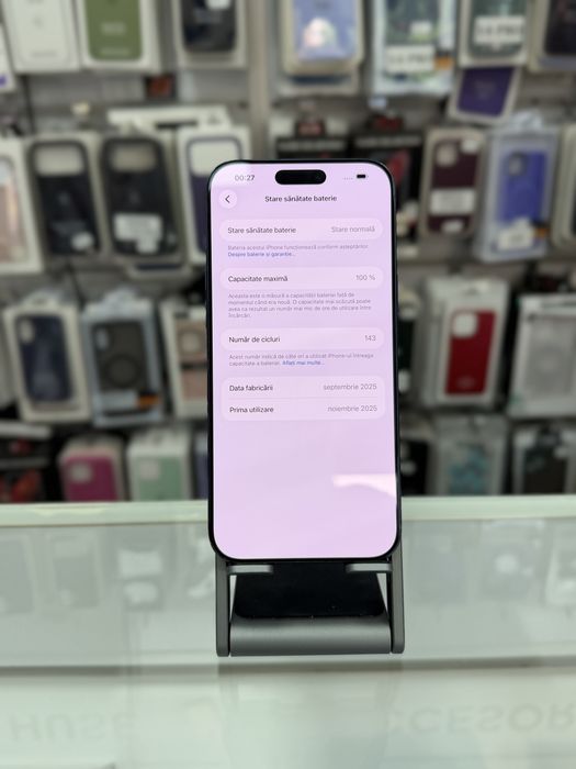 Iphone 17 Pro Max - Memorie 256GB - Sanatate baterie 100% - DeBi GSM Mobile