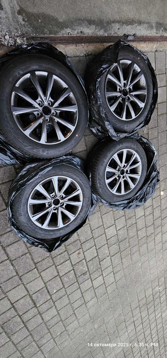 Джанти със гъми Oxxo Liberty gunmetal 7x16 ET35 - LK5/112 ML66.6