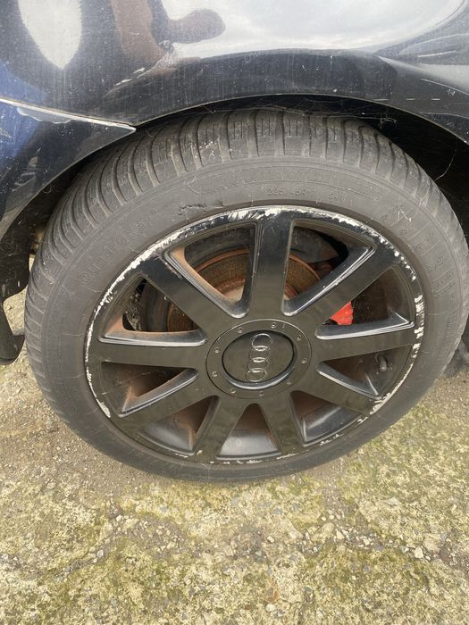Джанти ауди s line 17 цола с добри зимни гуми