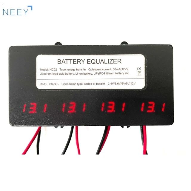 Egalizator baterii 48V pentru baterii solare, 4 baterii, LCD