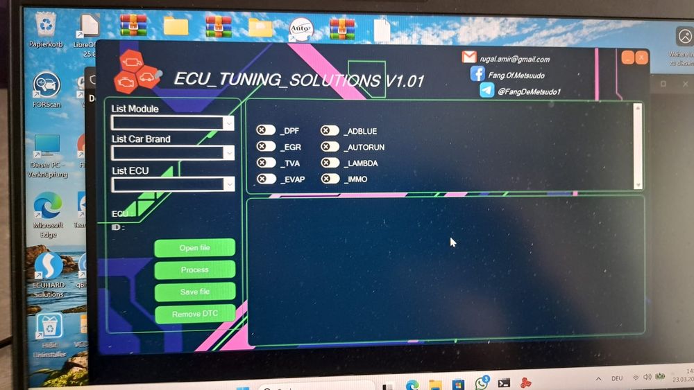 Ecu tuning solution