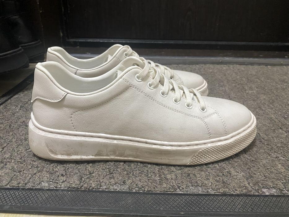 Кожанные кроссовки