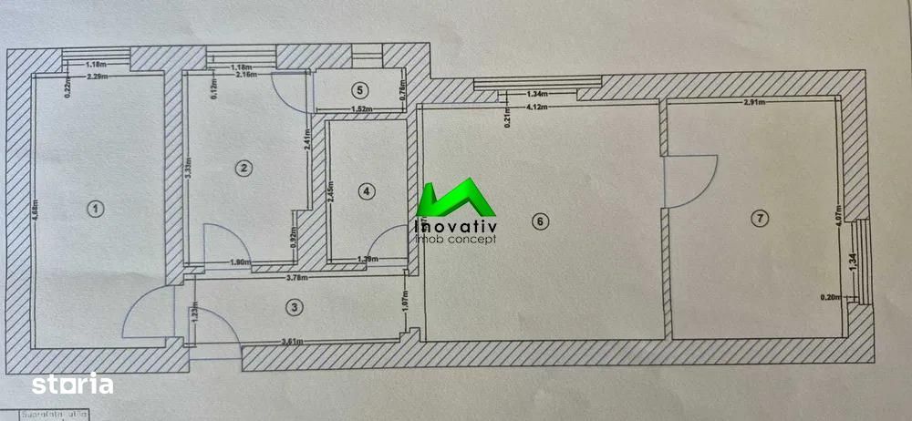 Apartament de inchiriat 3 camere Sibiu Terezian