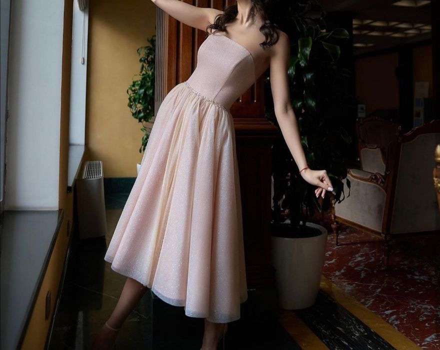 Нежное, мерцающее платья