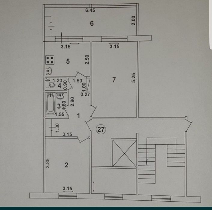 Продаю квартиру Яшнабадский р-он Тузель-2. 2-ком 4-этаж 9-этажном Доме