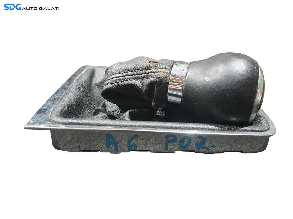 Nuca cu Manson Piele Schimbator Viteze Cutie Manuala 6 Trepte Volkswagen Passat B6 2005 - 2010 Cod 3C0711113E [N2960]