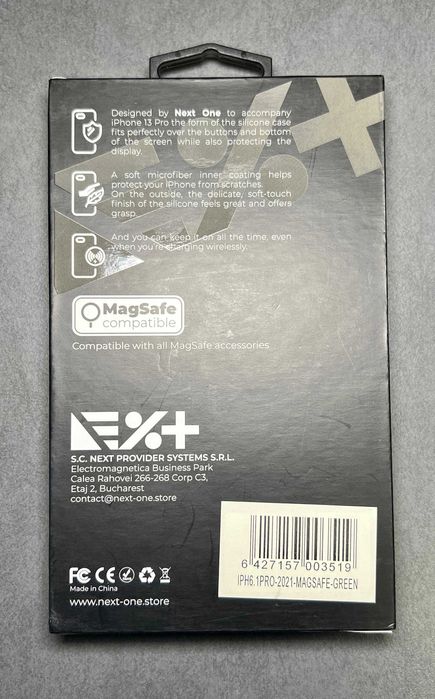 Husă iPhone 13 Pro NEXT ONE - Silicon - MagSafe - Verde