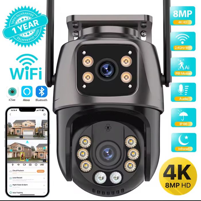 Camera Supraveghere 4K 8MP WiFi