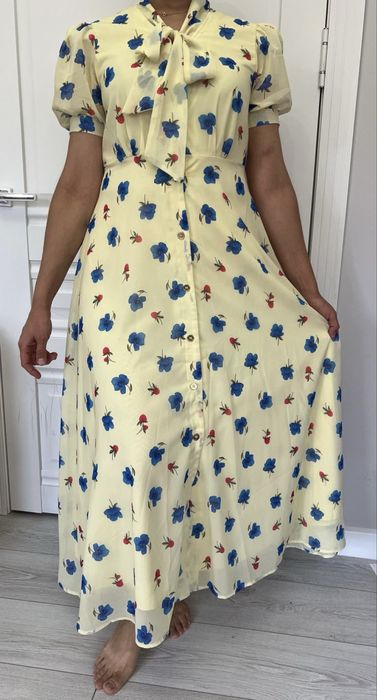 Шикарное платье из шифона