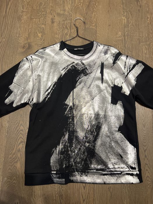 Блуза ZARA с метален ефект