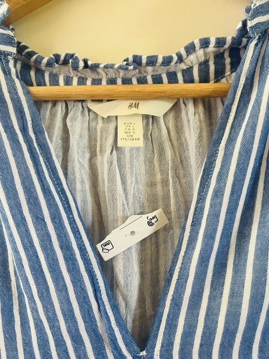 Риза с къс ръкав H&M