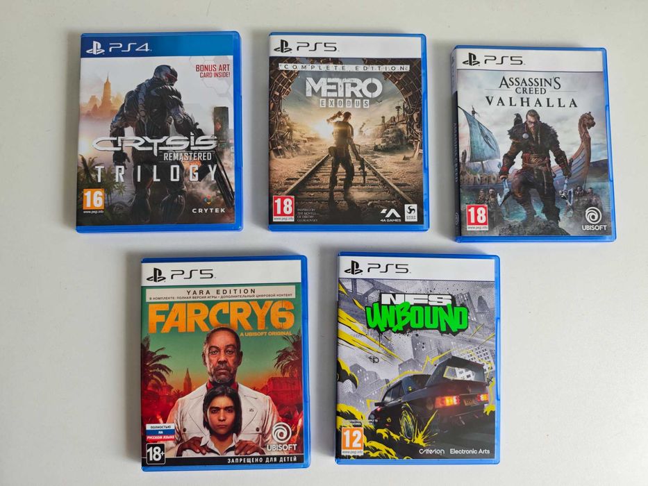 Игры для Sony Playstation 5 и Ps4