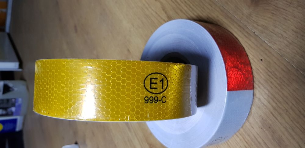 Banda reflectorizanta galbena camion,tir