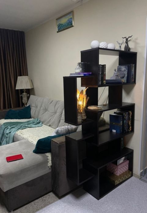 Белый стеллаж для хранения вещей Алекс