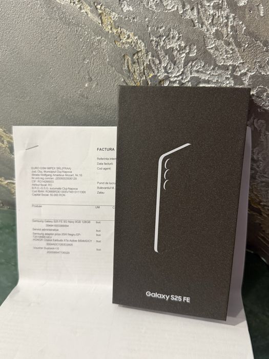 Samsung S25 FE/ 128 GB/ Nou ( Factura + Garantie)