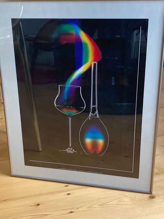 Print rar F1 „Rainbow Glass” – Rainer W. Schlegelmilch, ediție STERN 1992, înrămat original